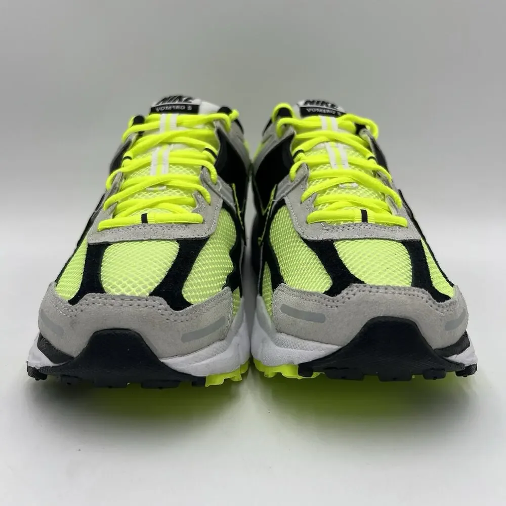 Mens Size 9 Nike Zoom Vomero 5 Lime Platinum Black White FB9149 701 NEW - Picture 2 of 5